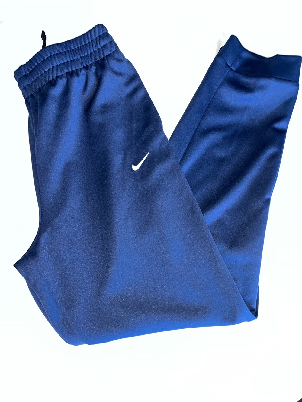 Nike Kids Blue Athletic Sweatpants with Swoosh
